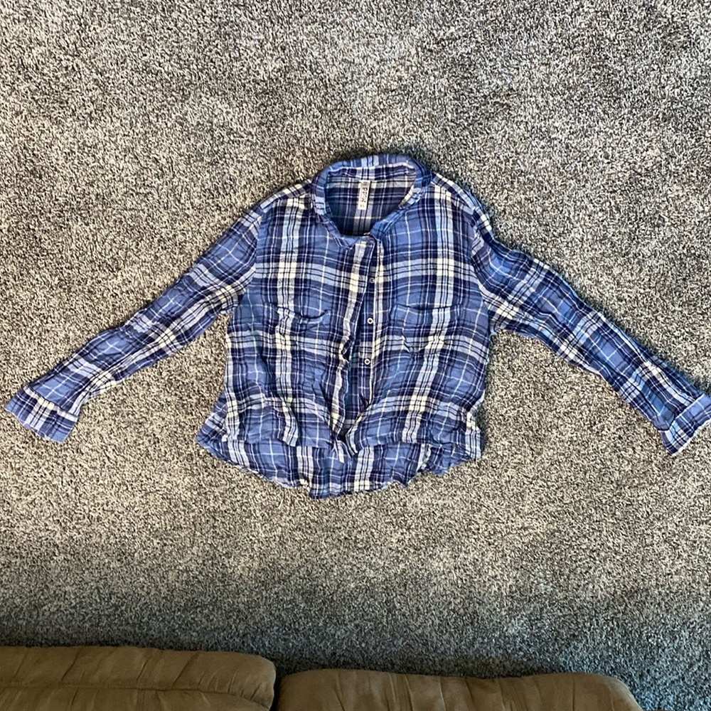 MUDD blue flannel